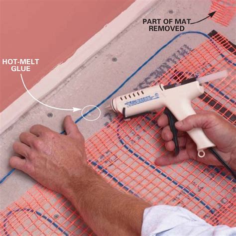 How To Install In Floor Heat: Radiant Heat Installation Heated Bathroom Floor, Bathroom Plumbing ...