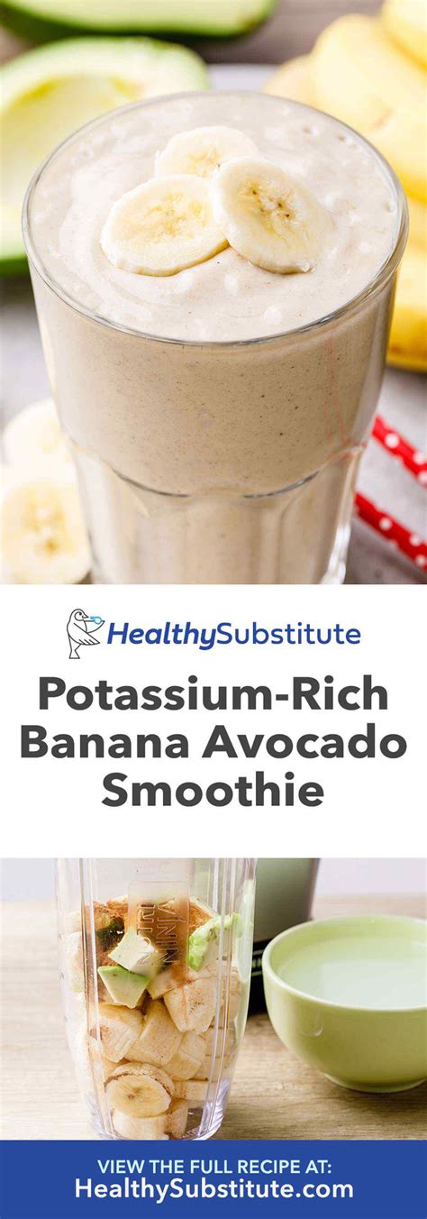 The Best Avocado Banana Smoothie Ever (Very High in Potassium ...