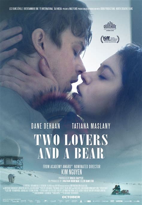 Two Lovers and a Bear movie large poster.