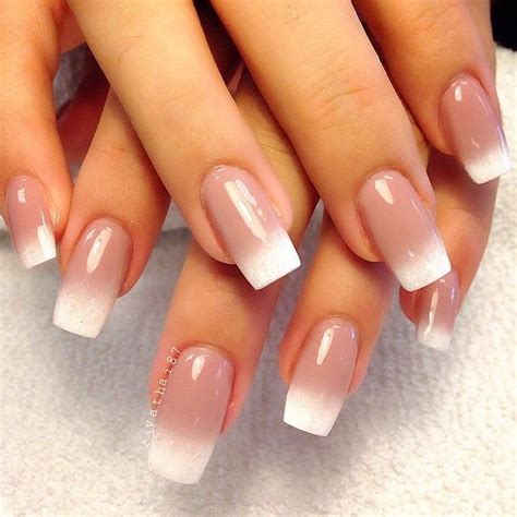 50 Amazing French Manicure Designs - Cute French Nail Arts 2019 in 2019 ...