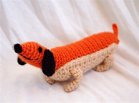 Ravelry: Weenie the Hot Dog dachsund from Oswald Octopus amigurumi ...