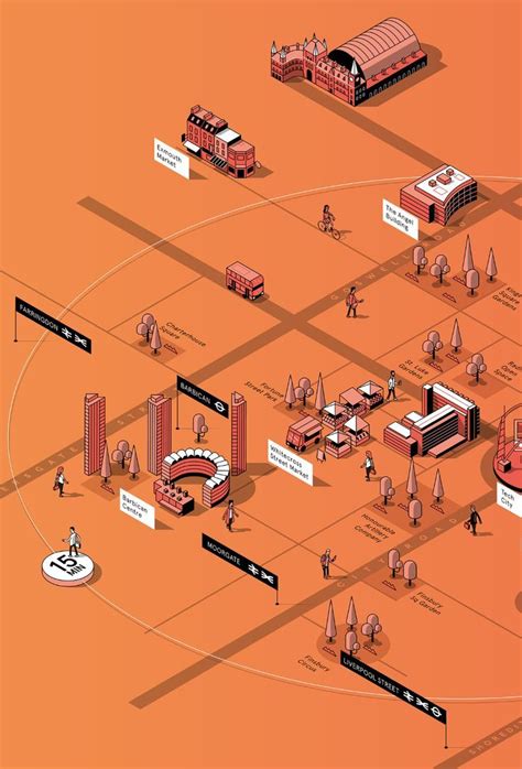 London SPECTRUM Map on Behance | Isometric map, Illustrated map, London map | Isometric map ...