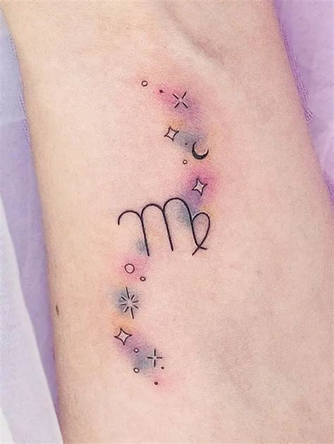 Virgo Symbol with Flowers: The Perfect Tattoo for Perfectionists [10 ...