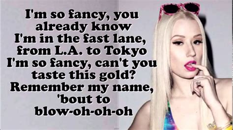 Iggy Azalea - Fancy (Lyrics On Screen) - YouTube