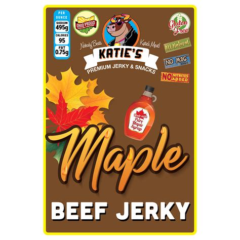 Maple Beef Jerky - Katie’s Premium Jerky & Snacks