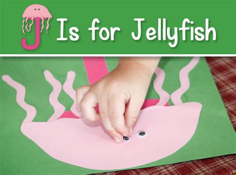 Printable Letter J Craft - J is for Jellyfish (FREE Download)