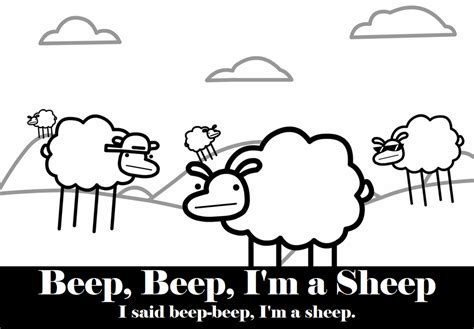 Beep, beep, I'm a sheep. by GirlGamer1001 on DeviantArt