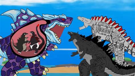 SHARKJIRA Vs Godzilla And Mechagodzilla | Hungry Shark Evolution [HD ...