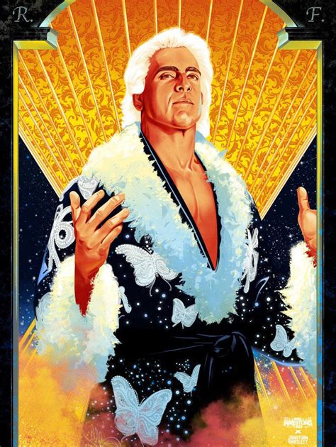 Woooo!! My officially Ric Flair poster for Pro Wrestling Tees, now available. Proud of this one ...