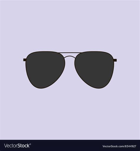 Aviator glasses icon Royalty Free Vector Image