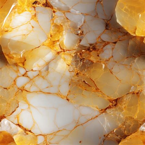 Premium AI Image | Light yellow marble seamless pattern created with generative AI