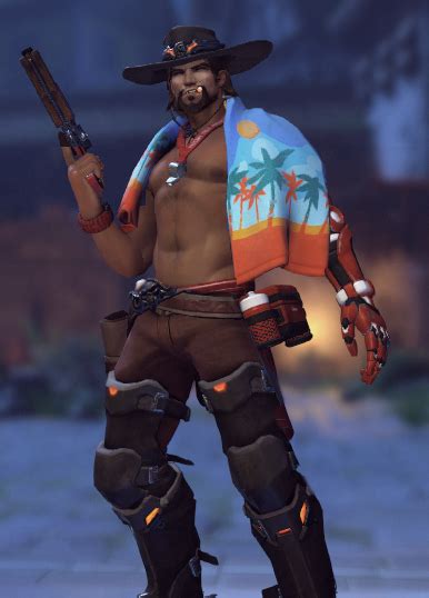 My OW-Mates made this skin mix of McCree for me cause I'm obsessed with ...