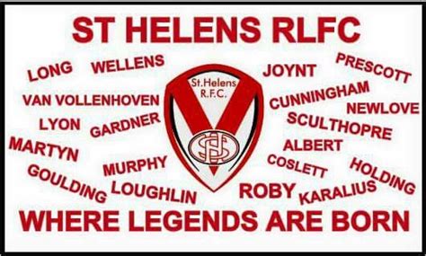 Pin by Karl Loughlin on Saints rlfc | St helens, Rugby league, Saints