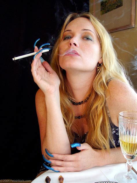 Smoking Ladies, Girl Smoking, Girls Smoking Cigarettes, Long Square Nails, Smoke Pictures ...