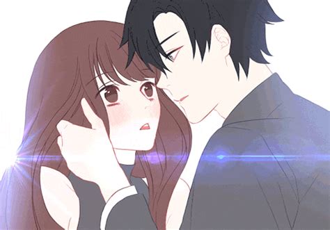 Anime Forehead Kiss Gif