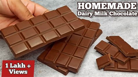 How to Make Dairy Milk Chocolate Bar at Home ! Silky Smooth Milk ...