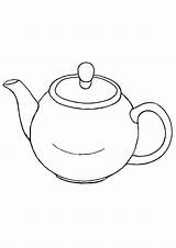 Coloring Pages  Teapot sketch template