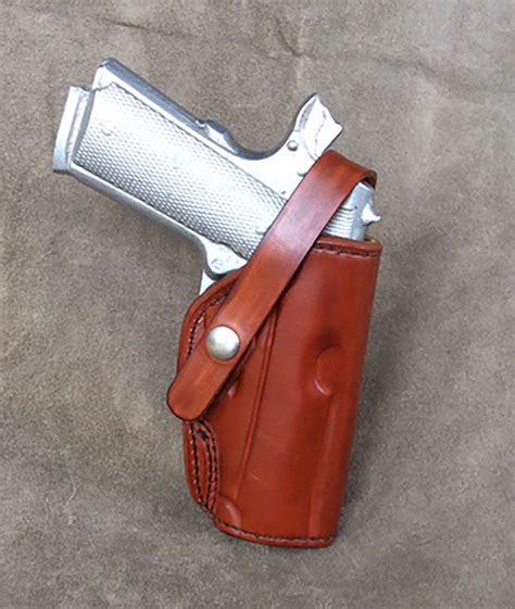 1911 Commander OWB TWO POSITION Custom Leather Holster – ETW Holsters