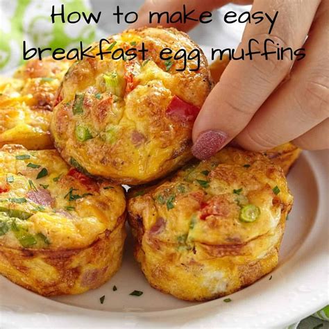 Easy breakfast egg muffins recipe (Slimming World friendly) | Recipe | Egg muffins breakfast ...