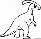 Parasaurolophus Coloring Pages 20 Free Printables  ColoringAll sketch template