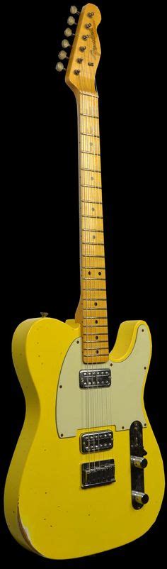 Fender 1963 Custom Relic Telecaster Faded Graffiti Yellow w/ TV Jones Pickups Squire Guitars ...