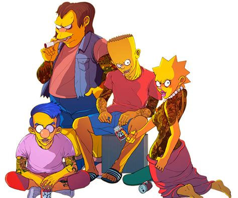 Fan Art Friday: The Simpsons by techgnotic on DeviantArt