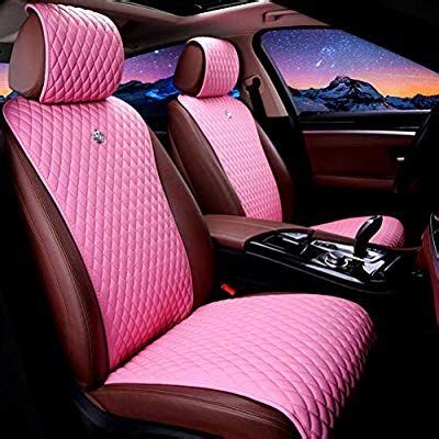Red Rain Seat Covers for Cars Leather Seat Cover Pink Universal Seat ...