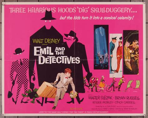 Original Emil And The Detectives (1964) movie poster in C7 condition for $30.00