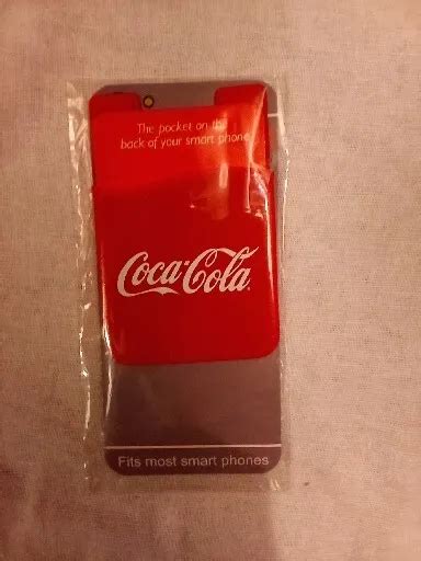 COCA-COLA: ADHESIVE - Silicone - Credit Card Holder - Pocket for Cell Phone $5.00 - PicClick