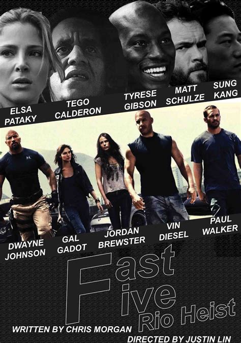 splatterdrips: Fast 5 movie poster