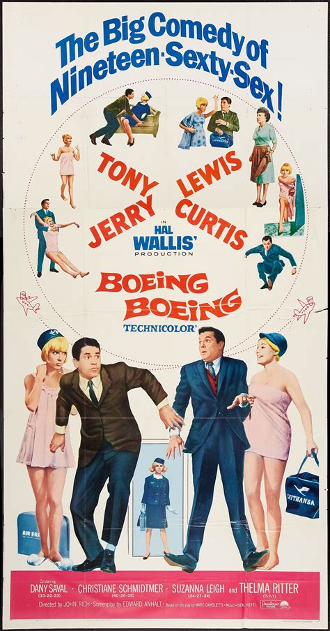 Boeing Boeing (1965) | American comedy, Vintage movies, Movie market