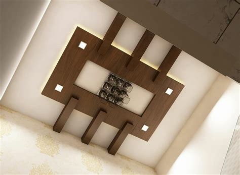 Wood Plank Ceiling design by Akankhsa Designs | KreateCube