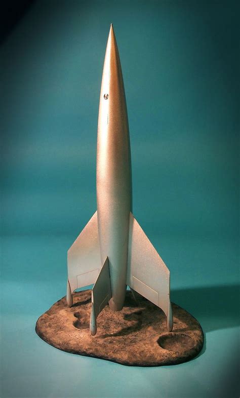 Vintage Science Fiction Model Kit: Destination Moon Rocketship Luna