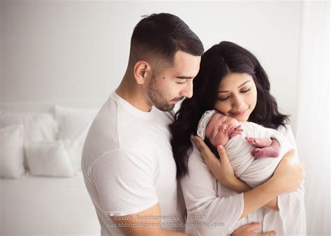 Baby Makes Three | Pure & Natural Studio Newborn Family Session