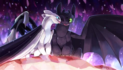 Toothless x Lightfury — Weasyl