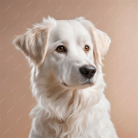 Premium AI Image | dog in white background Studio portrait photoshoot