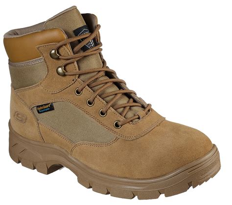 Skechers Work Men's Wascana Millit Soft Toe Tactical Lace-up Boot ...