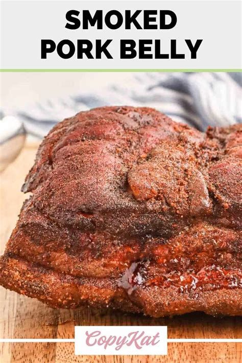 Smoked Pork Belly - CopyKat Recipes