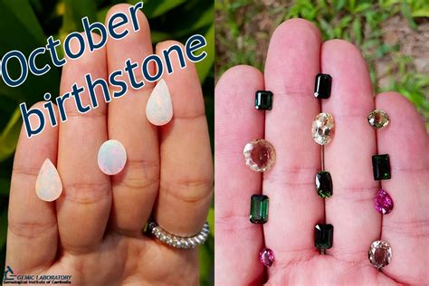 October birthstone color. Tourmaline & opal. New update 2024