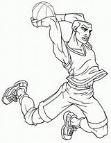 Basketball Coloring Pages Nba Players At GetColoringscom  Free sketch template