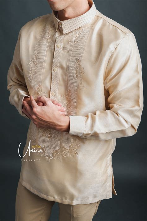 BARONG TAGALOG ARMAN In Beige | ubicaciondepersonas.cdmx.gob.mx