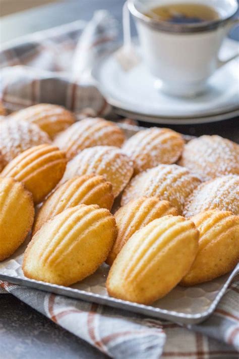 If you've never had a Lemon Vanilla Madeleine before, they are small ...