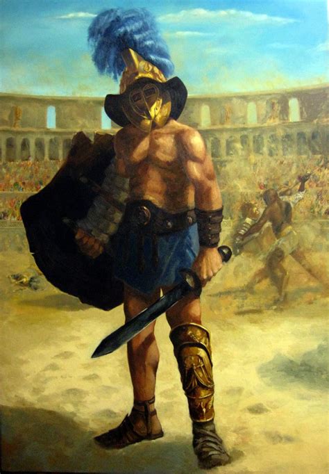 Gladiators dueling in the Colosseum | Roman empire, Roman gladiators, Ancient warriors