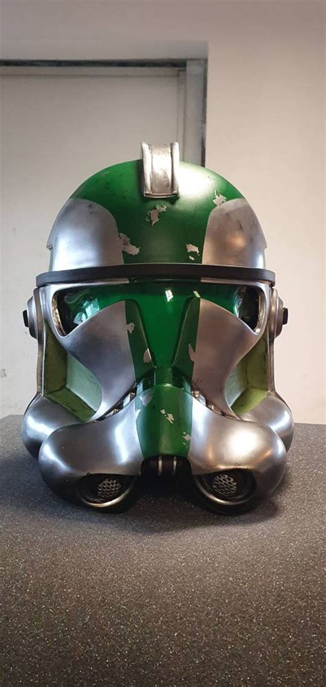 Clone Trooper helmet Commander Gree | Etsy