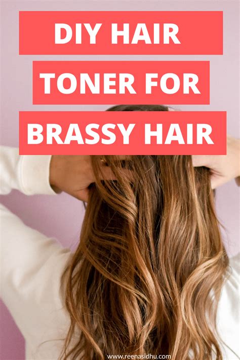 DIY Hair Toner for Brassy Hair