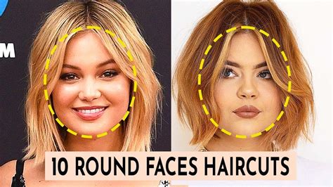 10 Best Haircuts for Round Faces - YouTube