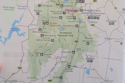 Grampians National Park - Accommodation, Camping, Map & Address, Vic