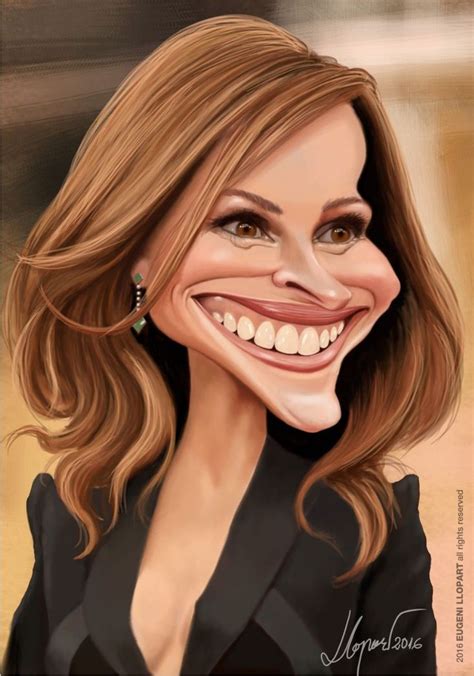 Julia Roberts Funny Caricatures, Celebrity Caricatures, Celebrity Drawings, Celebrity Art ...