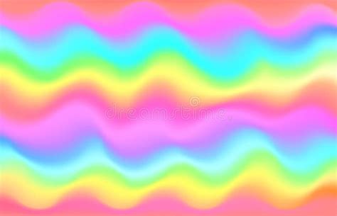 Unicorn Rainbow Wave Background. Mermaid Galaxy Pattern Stock Vector ...