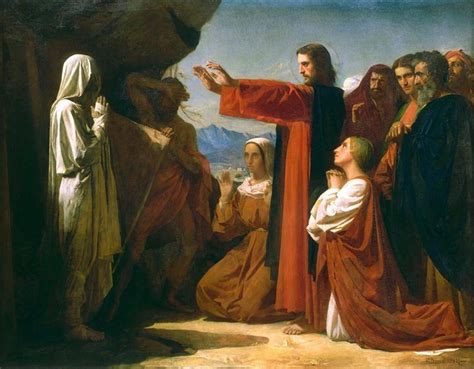 The Resurrection of Lazarus, 1857 - Leon Bonnat - WikiArt.org